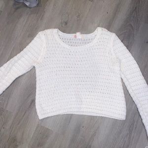 White Knit Sweater